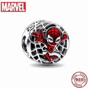 NWOT Marvel Spider-Man Soaring City Bead Charm Sterling Silver 925